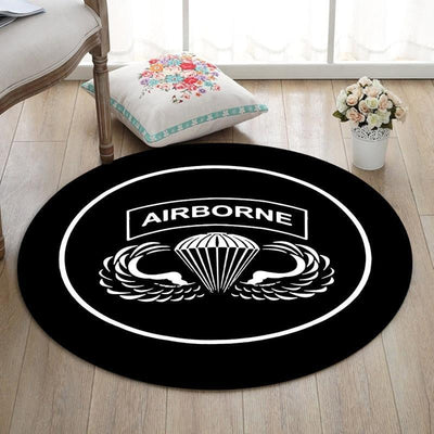 Airborne Round Mat Round Floor Mat Room Rugs Carpet Outdoor Rug Washable Rugs