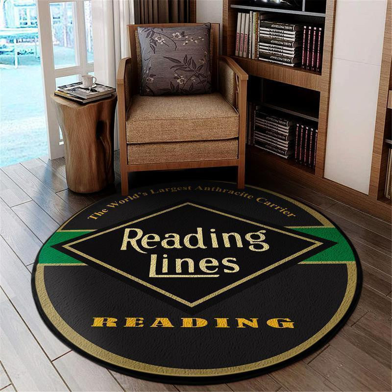 Reading Round Mat Reading Railroad Round Floor Mat Room Rugs Carpet Outdoor Rug Washable Rugs