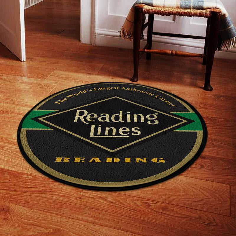 Reading Round Mat Reading Railroad Round Floor Mat Room Rugs Carpet Outdoor Rug Washable Rugs