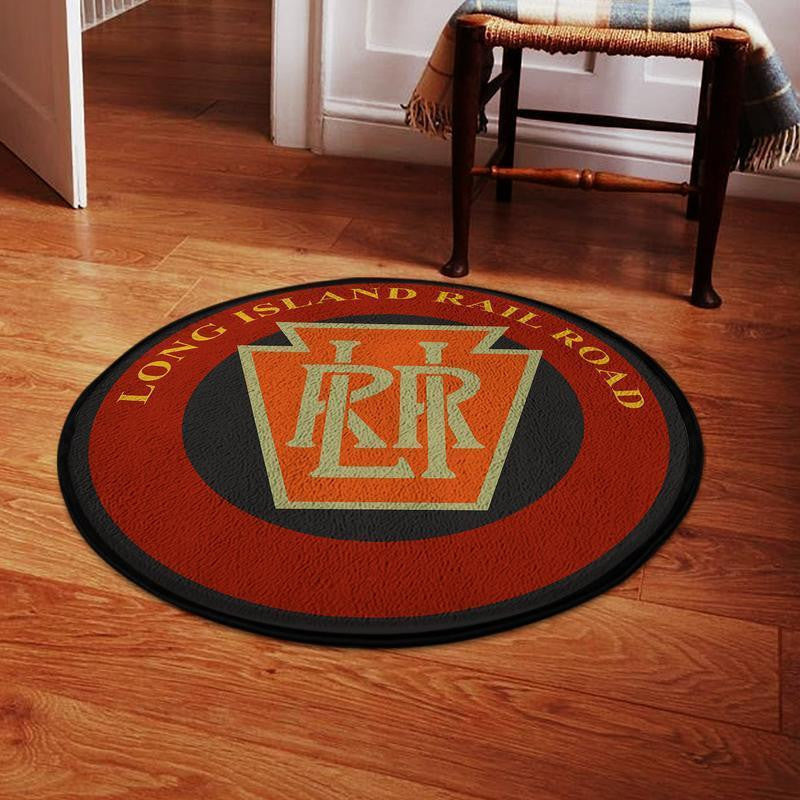 Lirr Living Room Round Mat Circle Rug Long Island Railroad