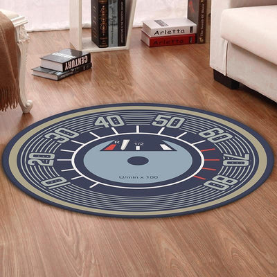 Beetles Living Room Round Mat Circle Rug Volkswagen Beetle