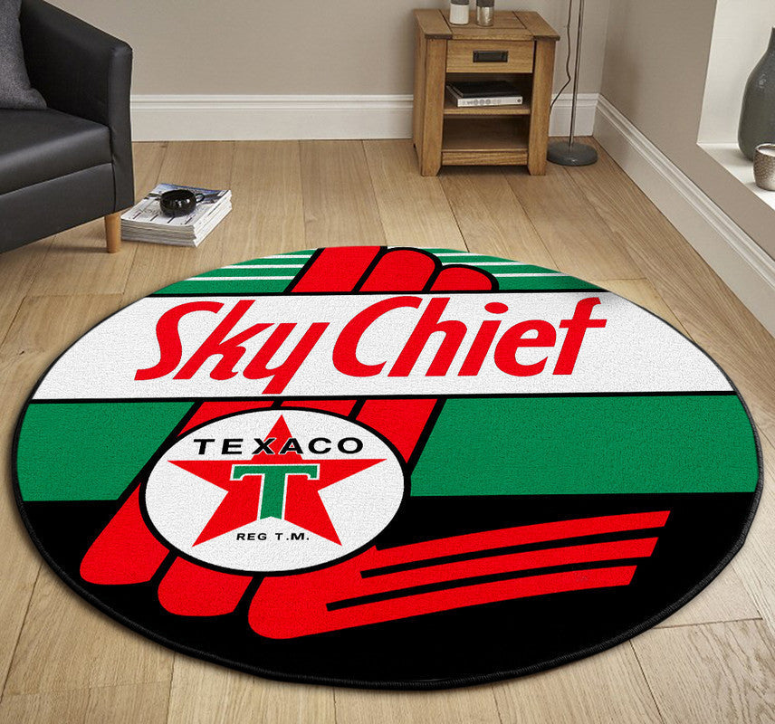 Hot Rod Gasoline Vintage Round Mat Round Floor Mat Room Rugs Carpet Outdoor Rug Washable Rugs