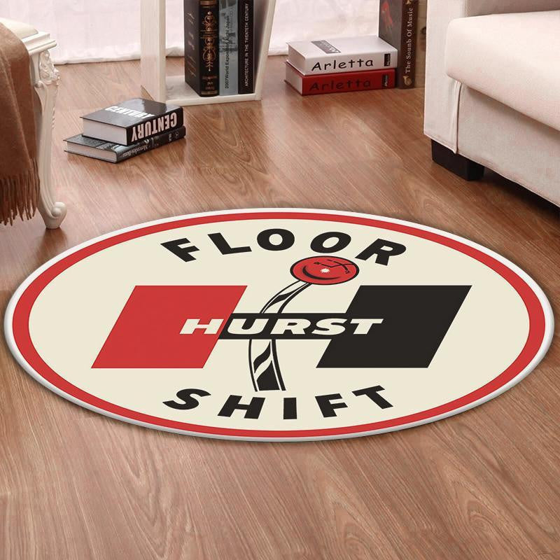 Car Living Room Round Mat Circle Rug Car