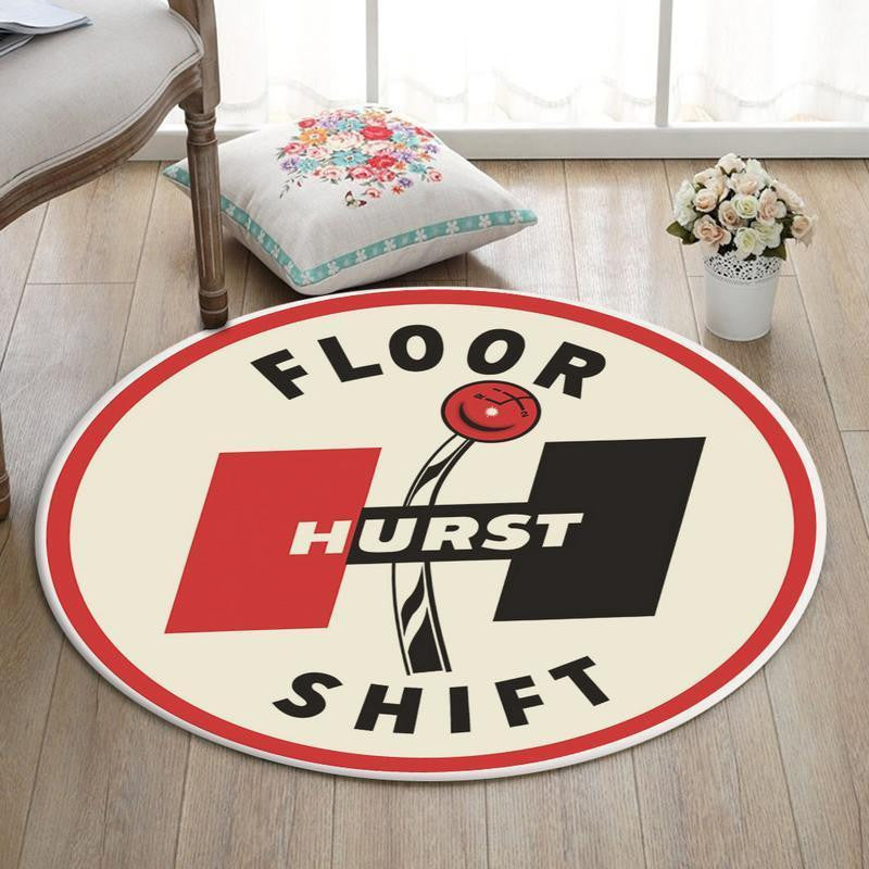 Car Living Room Round Mat Circle Rug Car