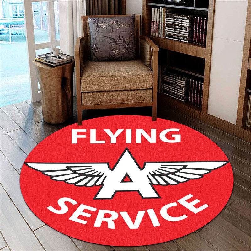 Hot Rod Gasoline Vintage Round Mat Round Floor Mat Room Rugs Carpet Outdoor Rug Washable Rugs