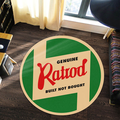 At Rod Built Not Bought Hot Rod Round Mat Round Floor Mat Room Rugs Carpet Outdoor Rug Washable Rugs