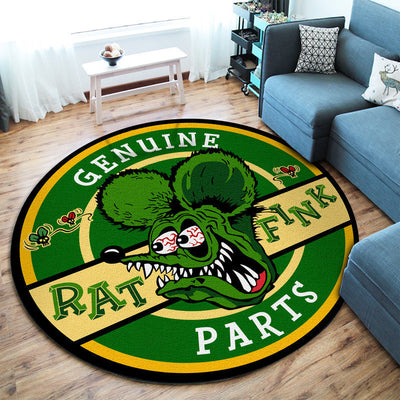Hot Rod Round Mat Round Floor Mat Room Rugs Carpet Outdoor Rug Washable Rugs