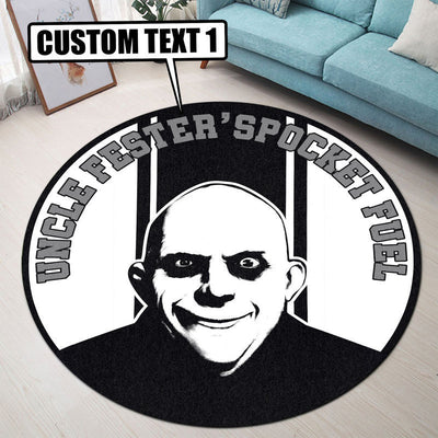 Personalized Rocket Fuel Hot Rod Round Mat Round Floor Mat Room Rugs Carpet Outdoor Rug Washable Rugs