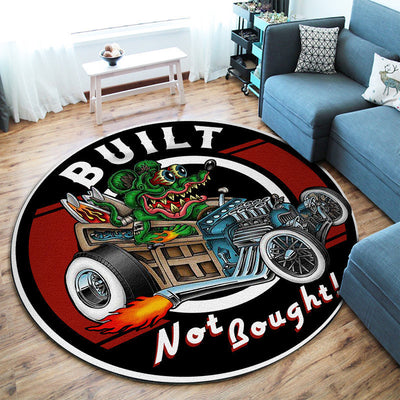Buy Not Bought Hot Rod Round Mat Round Floor Mat Room Rugs Carpet Outdoor Rug Washable Rugs
