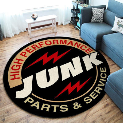 Hot Rod Junk Parts Round Mat Round Floor Mat Room Rugs Carpet Outdoor Rug Washable Rugs