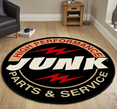 Hot Rod Junk Parts Round Mat Round Floor Mat Room Rugs Carpet Outdoor Rug Washable Rugs