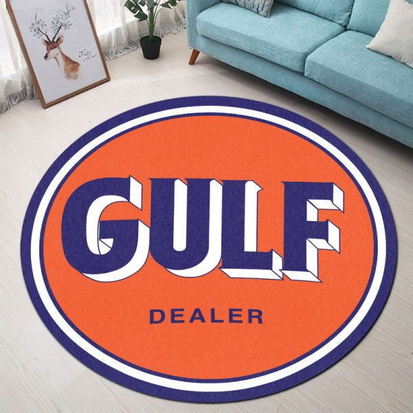 Hot Rod Gasoline Vintage Round Mat Round Floor Mat Room Rugs Carpet Outdoor Rug Washable Rugs