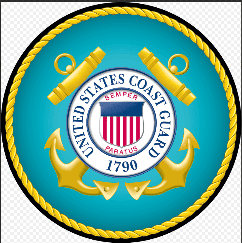 United State Coast Guard Round Mat Round Floor Mat Room Rugs Carpet Outdoor Rug Washable Rugs
