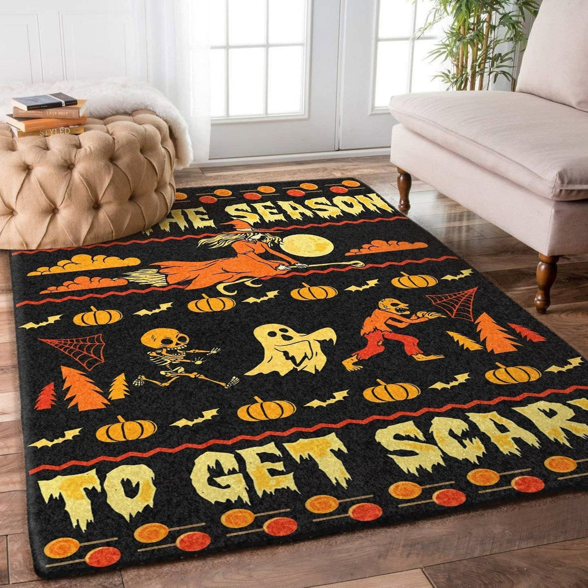 Happy Halloween Home Decor Gift Are Area Rug Carpet Vintage Home Decor Gift Idea Carpet