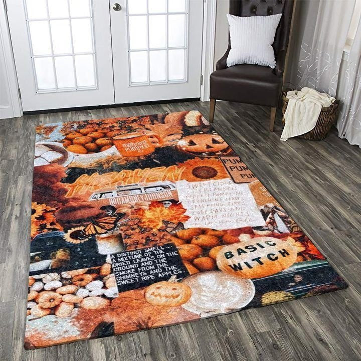 Halloween Living Room Home Decor Area Rug Carpet Vintage Home Decor Gift Idea Carpet 1