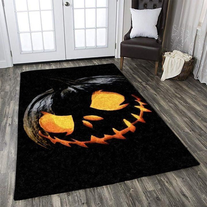 Halloween Scary Pumpkin Home Decorative Area Rug Carpet Vintage Home Decor Gift Idea Carpet