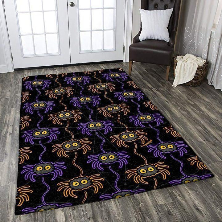 Scary Halloween Witch Pumpkin Field Spider Bats Area Rug Carpet Vintage Home Decor Gift Ideagable halloween signs decorations Area Rug Carpet Vintage Home Decor Gift Idea Carpet