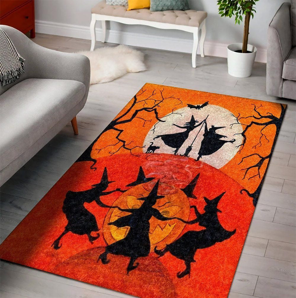 Horror Halloween Spooky Pumpkin Zoombie Ghost Area Rug Carpet Vintage Home Decor Gift Ideagable Area Rug Carpet Vintage Home Decor Gift Idea Carpet