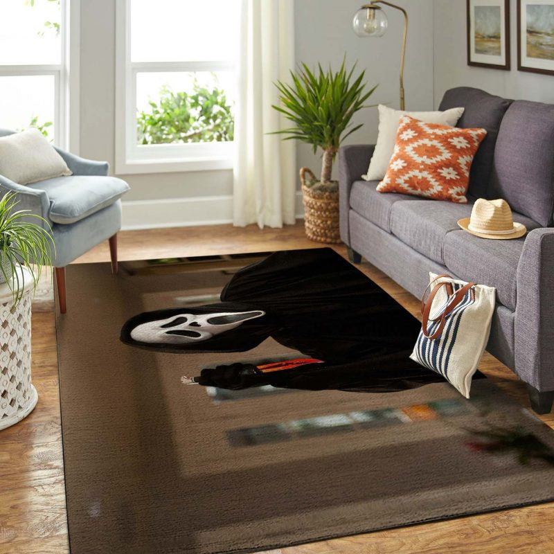 Scream Halloween albino bats Living Room Area Rug Carpet Vintage Home Decor Gift Idea Carpet