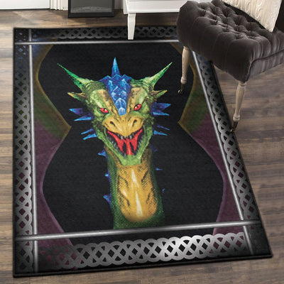 Fantasy Animal Carpets Dragon Rug Rectangle Rugs Washable Area Rug Non-Slip Carpet For Living Room Bedroom