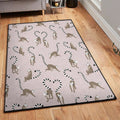 Lemur Gift Kitchen Rugs Lemur Rug Rectangle Rugs Washable Area Rug Non-Slip Carpet For Living Room Bedroom
