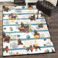 American Water Spaniel Washable American Water Spaniel Rug Rectangle Rugs Washable Area Rug Non-Slip Carpet For Living Room Bedroom