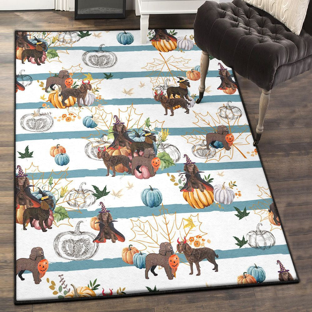 American Water Spaniel Washable American Water Spaniel Rug Rectangle Rugs Washable Area Rug Non-Slip Carpet For Living Room Bedroom