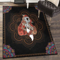 Fox Fox Rug Rectangle Rugs Washable Area Rug Non-Slip Carpet For Living Room Bedroom