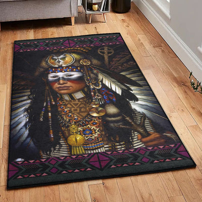 America Lovers Modern Native American Rug Rectangle Rugs Washable Area Rug Non-Slip Carpet For Living Room Bedroom