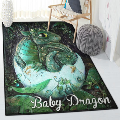 Dragon Large Baby Dragon Rug Rectangle Rugs Washable Area Rug Non-Slip Carpet For Living Room Bedroom