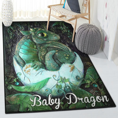 Dragon Large Baby Dragon Rug Rectangle Rugs Washable Area Rug Non-Slip Carpet For Living Room Bedroom