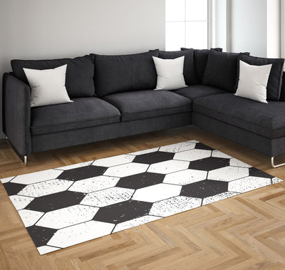 Soccer Carpet Soccer Rug Rectangle Rugs Washable Area Rug Non-Slip Carpet For Living Room Bedroom