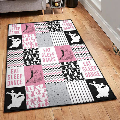 Shapes Bedroom Rugs Ballroom Dance Shape Pattern Rug Rectangle Rugs Washable Area Rug Non-Slip Carpet For Living Room Bedroom