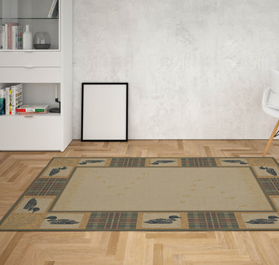 Tartan Bedroom Rugs Tartan Loon Genesi Rug Rectangle Rugs Washable Area Rug Non-Slip Carpet For Living Room Bedroom