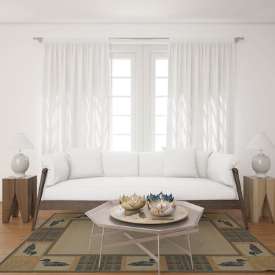 Tartan Bedroom Rugs Tartan Loon Genesi Rug Rectangle Rugs Washable Area Rug Non-Slip Carpet For Living Room Bedroom