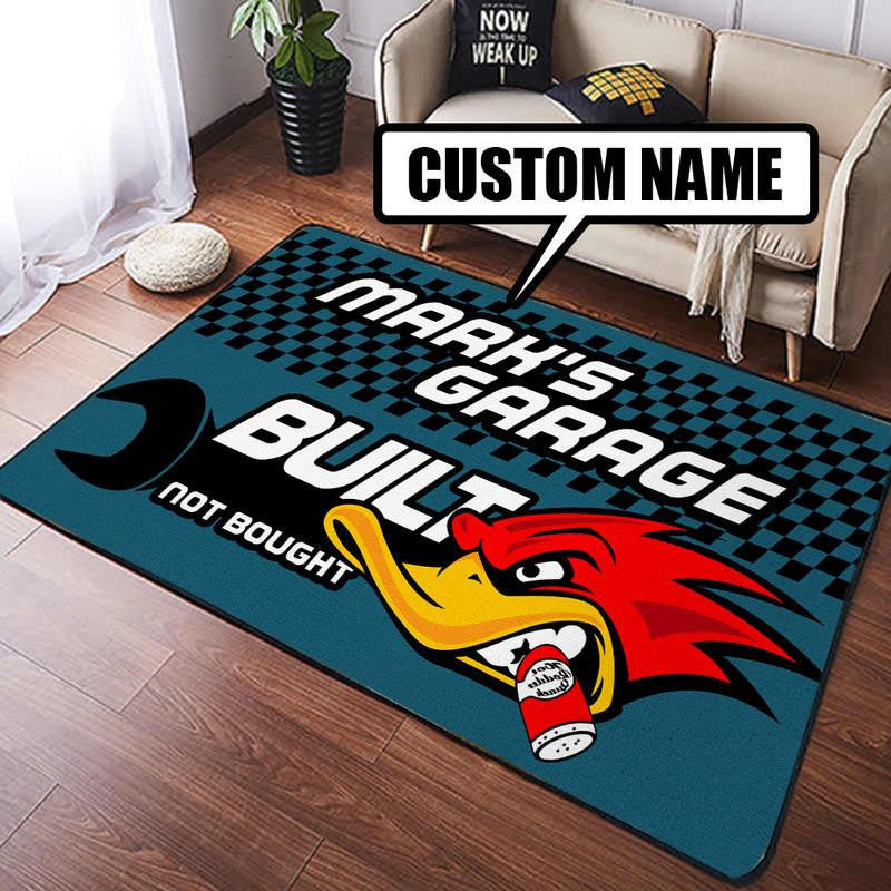 Personalized Built Not Bought Hot Rod Rug Living Room Rugs, Bedroom Rugs, Kitchen Rugs
