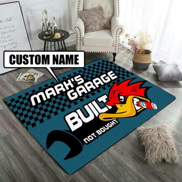 Personalized Built Not Bought Hot Rod Rug Living Room Rugs, Bedroom Rugs, Kitchen Rugs