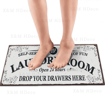 Laundry Room Rug 3D Printed