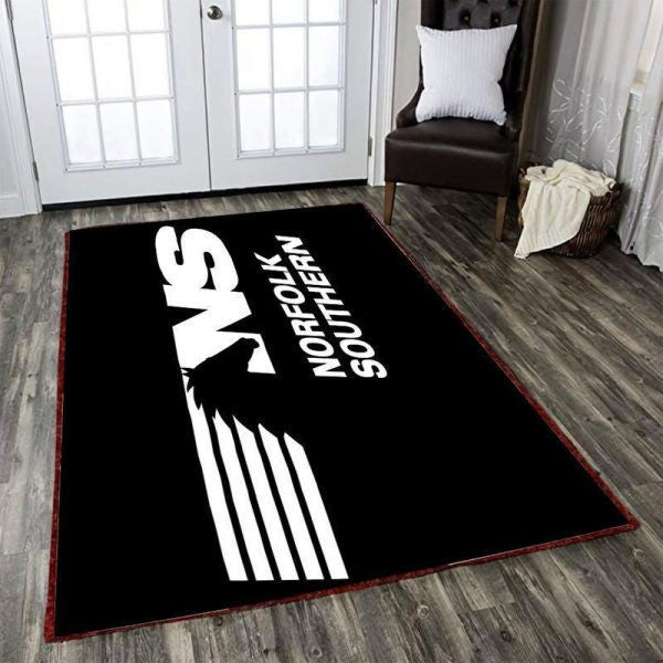 NS Norfolk Rug Norfolk Southern Railroad Vintage Area Rug
