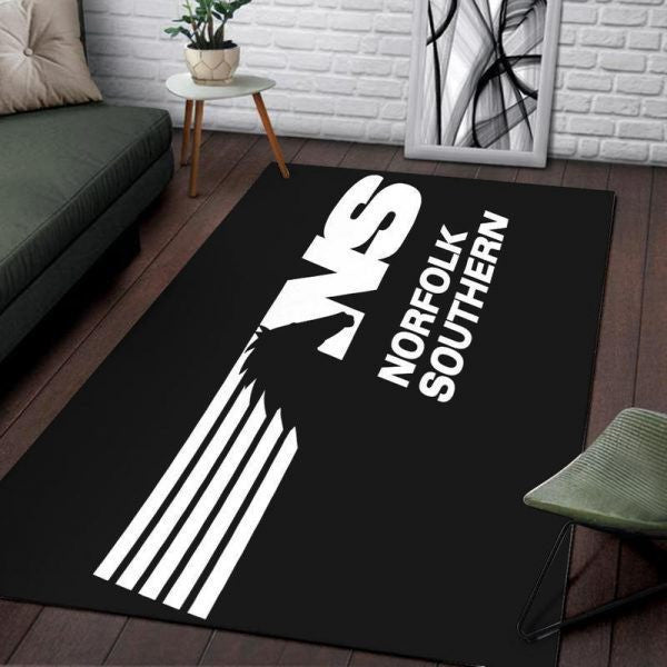 NS Norfolk Rug Norfolk Southern Railroad Vintage Area Rug