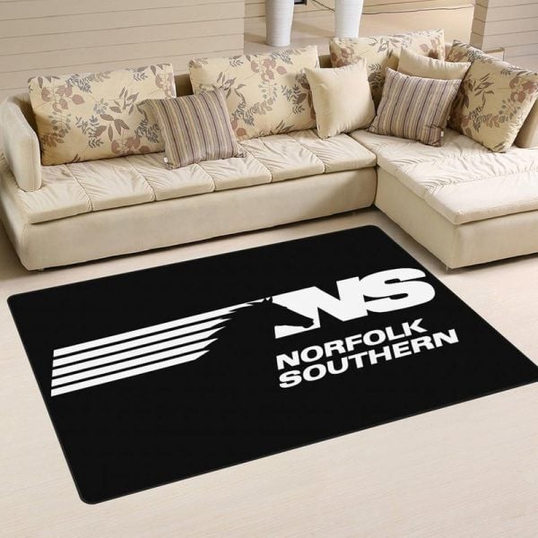 NS Norfolk Rug Norfolk Southern Railroad Vintage Area Rug