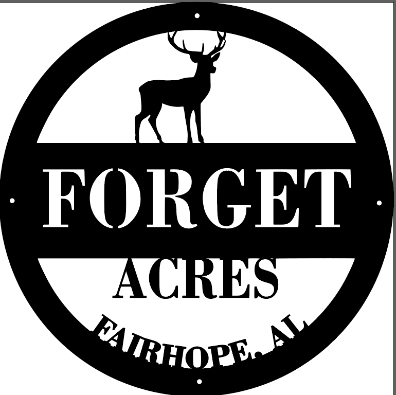 Custom Metal Farm Sign Personalized Ranch Sign Deer Elk