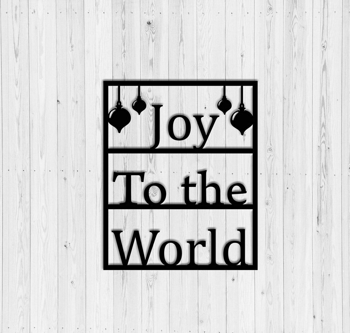 Joy To The World Christmas Decor Metal Sign Joy Sign Christmas Decoration Christmas Ornaments Modern Signs Christmas
