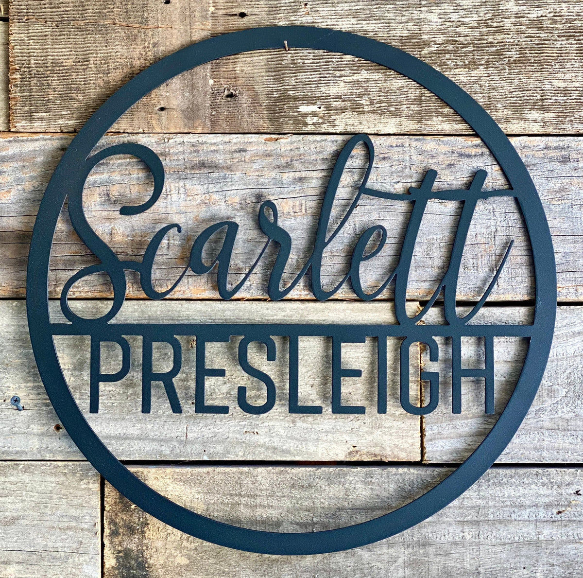 Personalized Mountain Range Sign Mountain Scene Metal Art Custom Cut Metal Sign