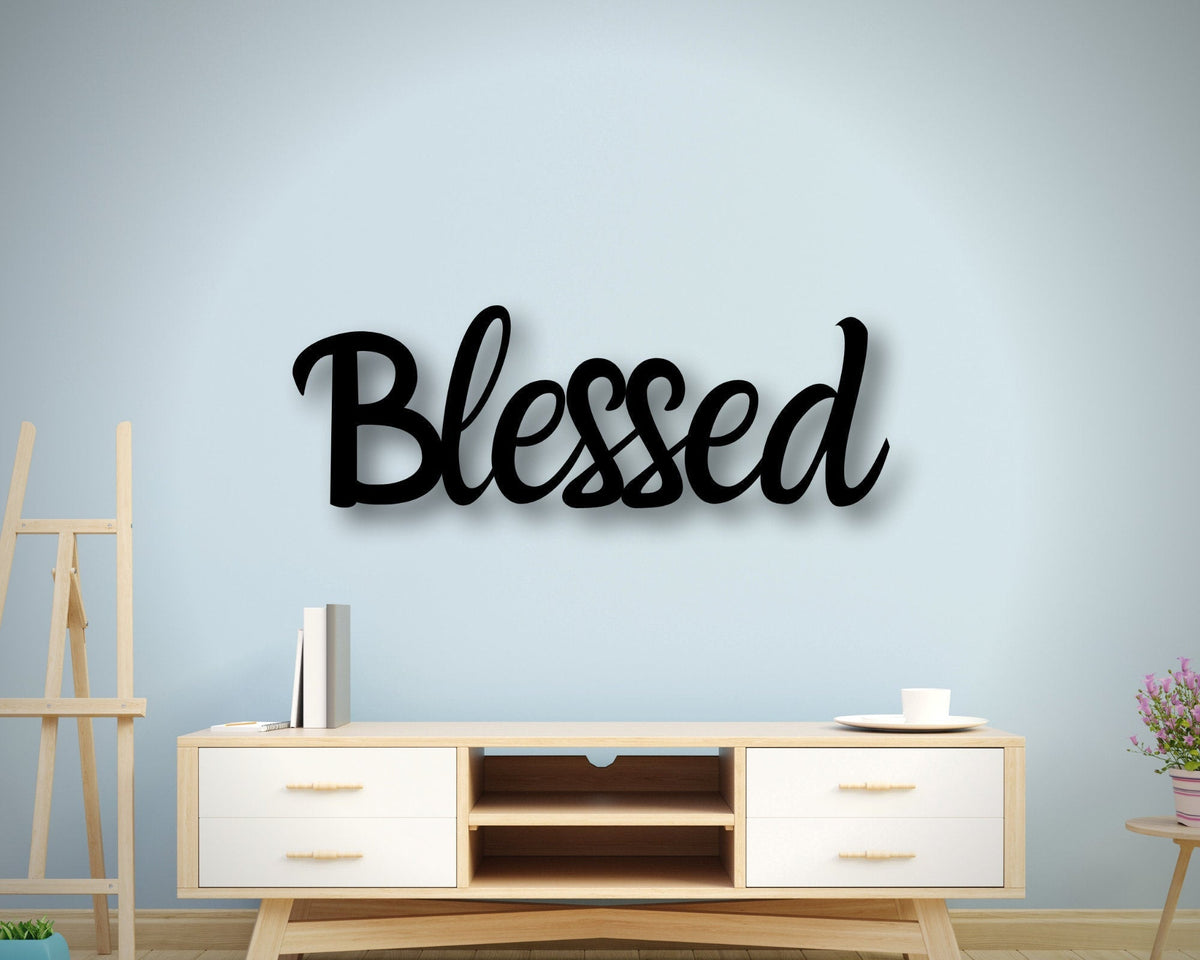 Blessed Blessed Sign Blessed Sign In Script Blessed In Script Blessed Script