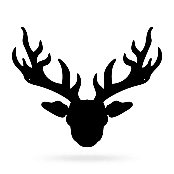 Wild Deer Cut Metal Sign Metal House Sign