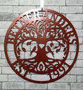 Love Birds Cut Metal Sign Metal House Sign