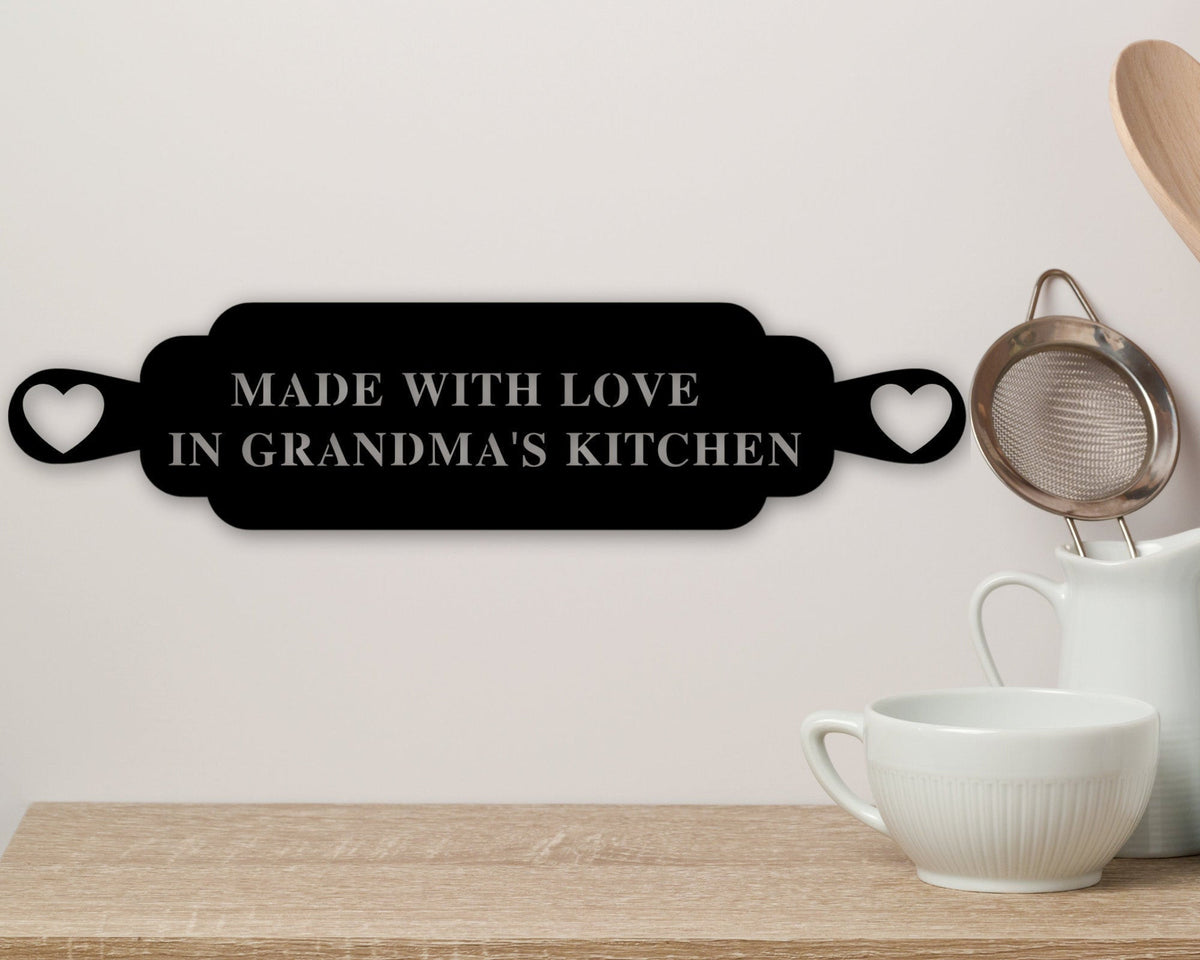 Personalized Kitchen Sign Kitchen Decor Custom Sign Gift For Custom Metal Sign Kitchen Sign Custom Cooking Sign Sign For Grandma