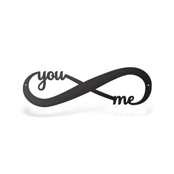 Infinity You And Me Sign Cut Metal Sign Metal House Sign