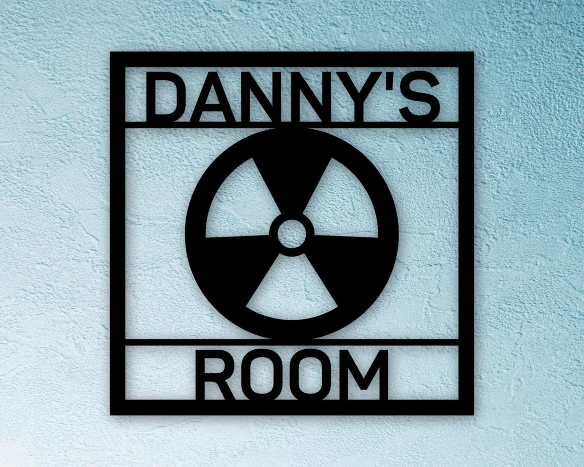 Personalized Sign Radiology Decor Custom Sign Office Bedroom Gift For Xray Tech Gift For Child Custom Metal Radiation Sign Sign